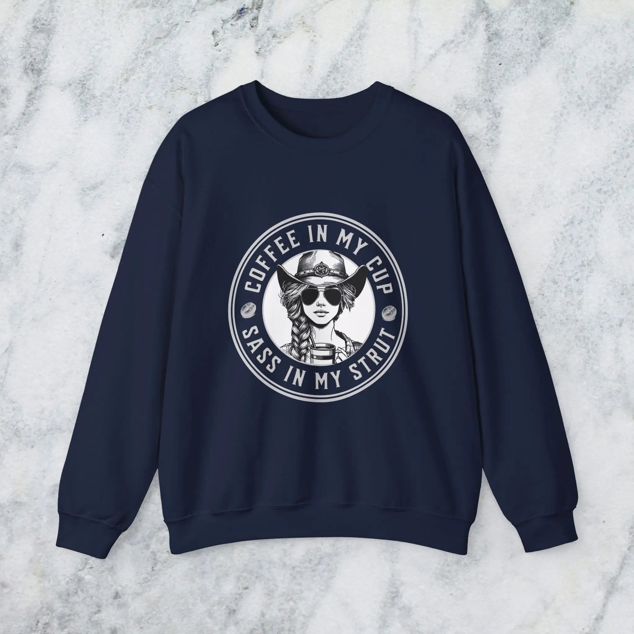 Sass In My Strut Sweatshirt - Cute Sassy Western Cowgirl Top Printify