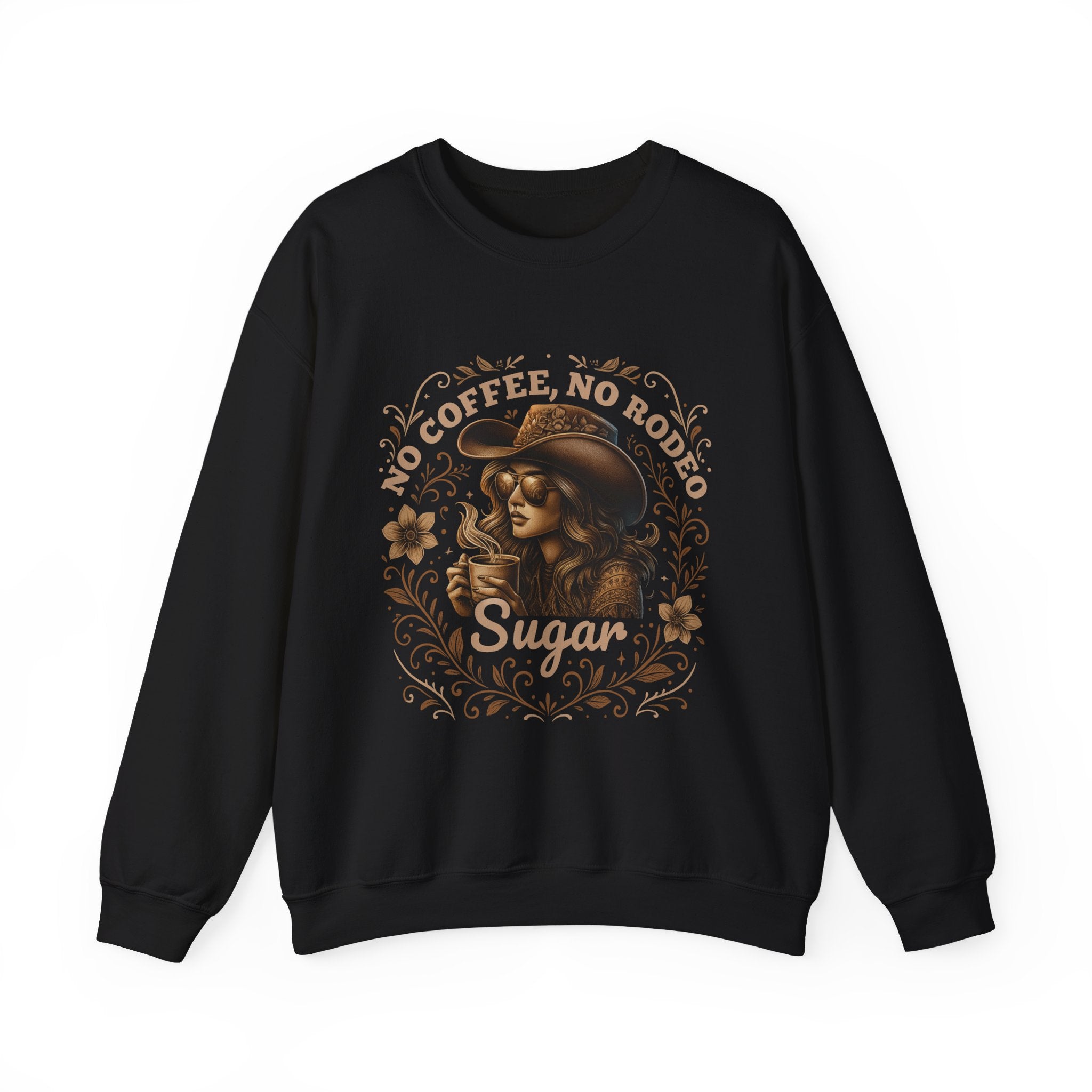 No Coffee, No Rodeo Sweatshirt Printify