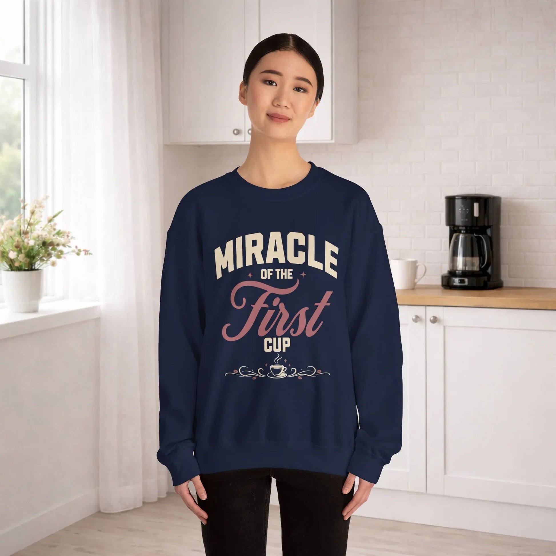 Miracle of the First Cup Sweatshirt Printify