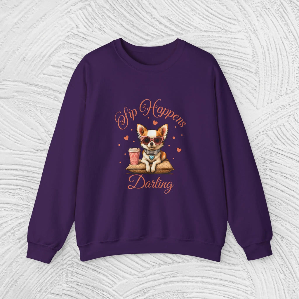 Sip Happens Darling Sweatshirt Printify