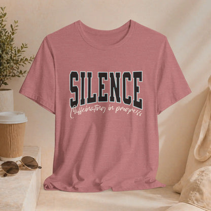 Silence Tee — "Celebration in Progress" Graphic T‑Shirt Printify