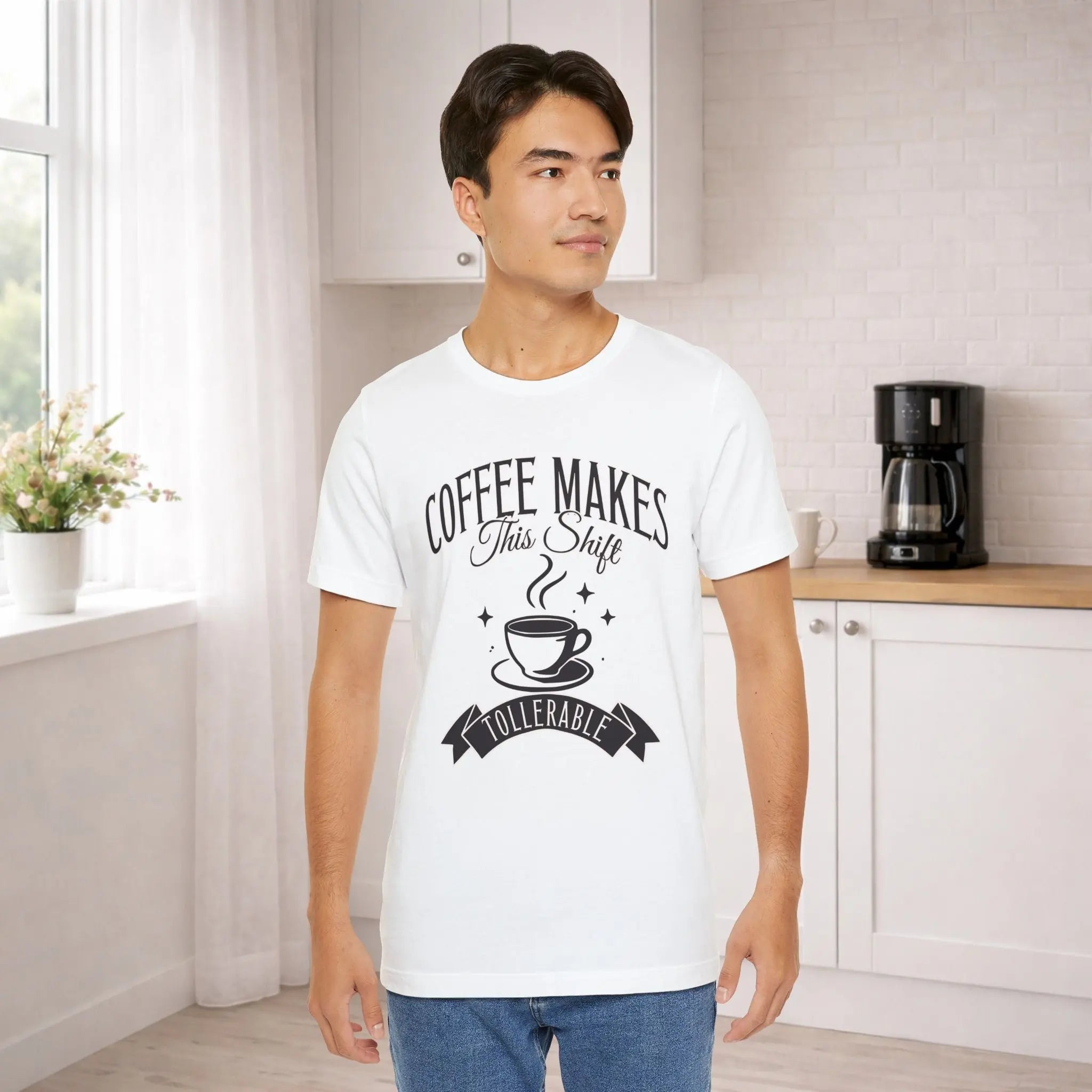 Coffee Makes This Shift Tolerable T‑Shirt Printify