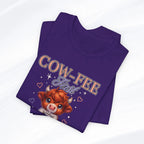 Cow-Fee First Tee Printify