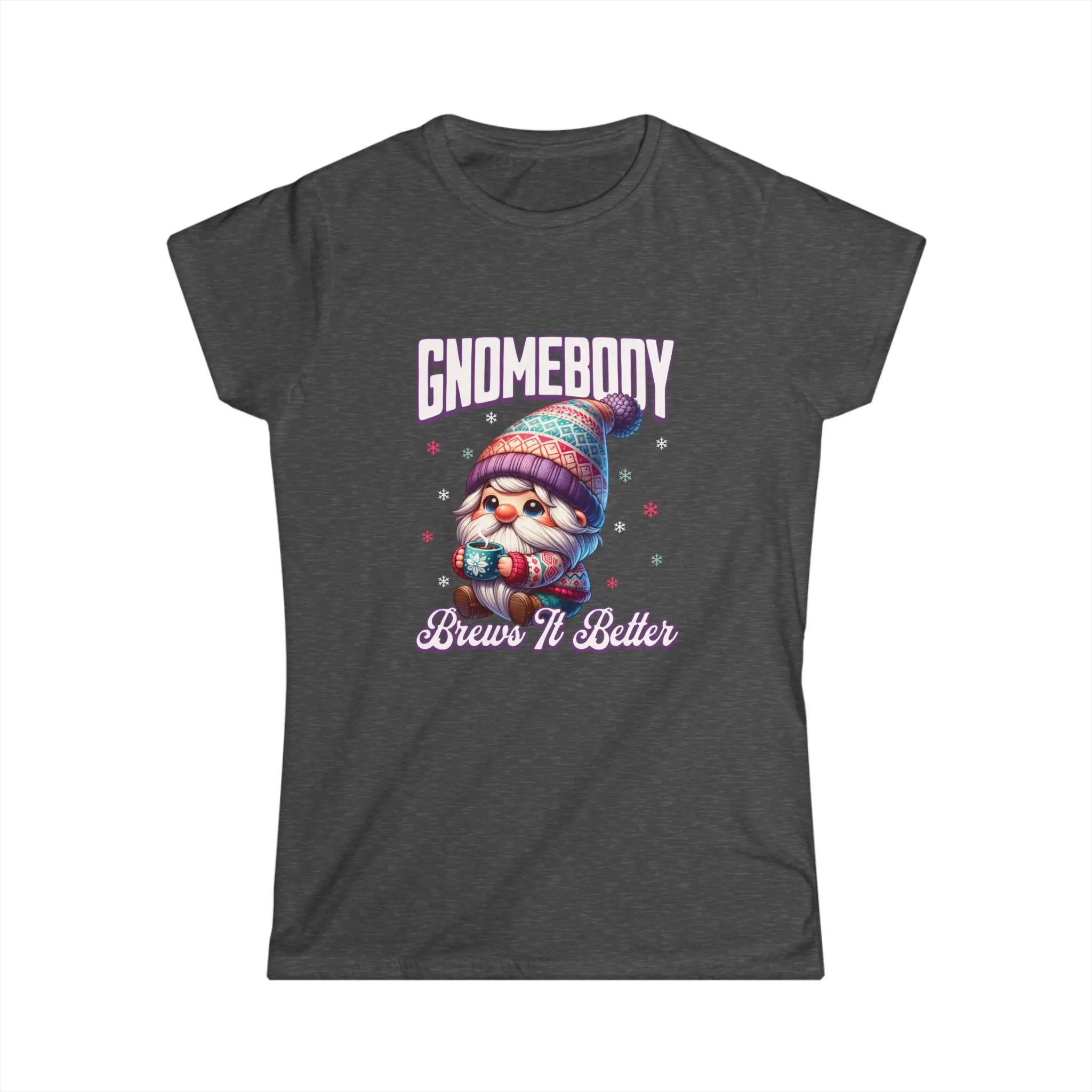 Gnomebody Tee, Cozy Winter Shirt, Gift for Gnome Lovers, Holiday Apparel, Cute Graphic Tee, Fun T-Shirt Printify