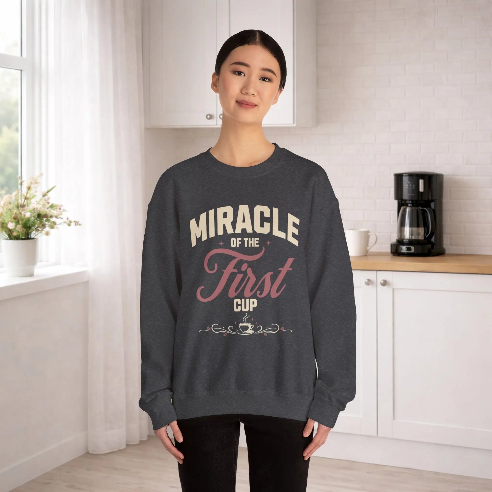 Miracle of the First Cup Sweatshirt Printify