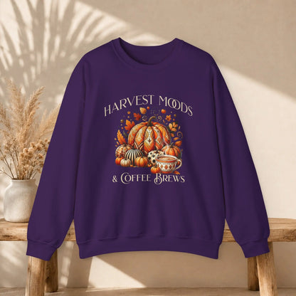 Harvest Moods & Coffee Brews Sweatshirt Printify