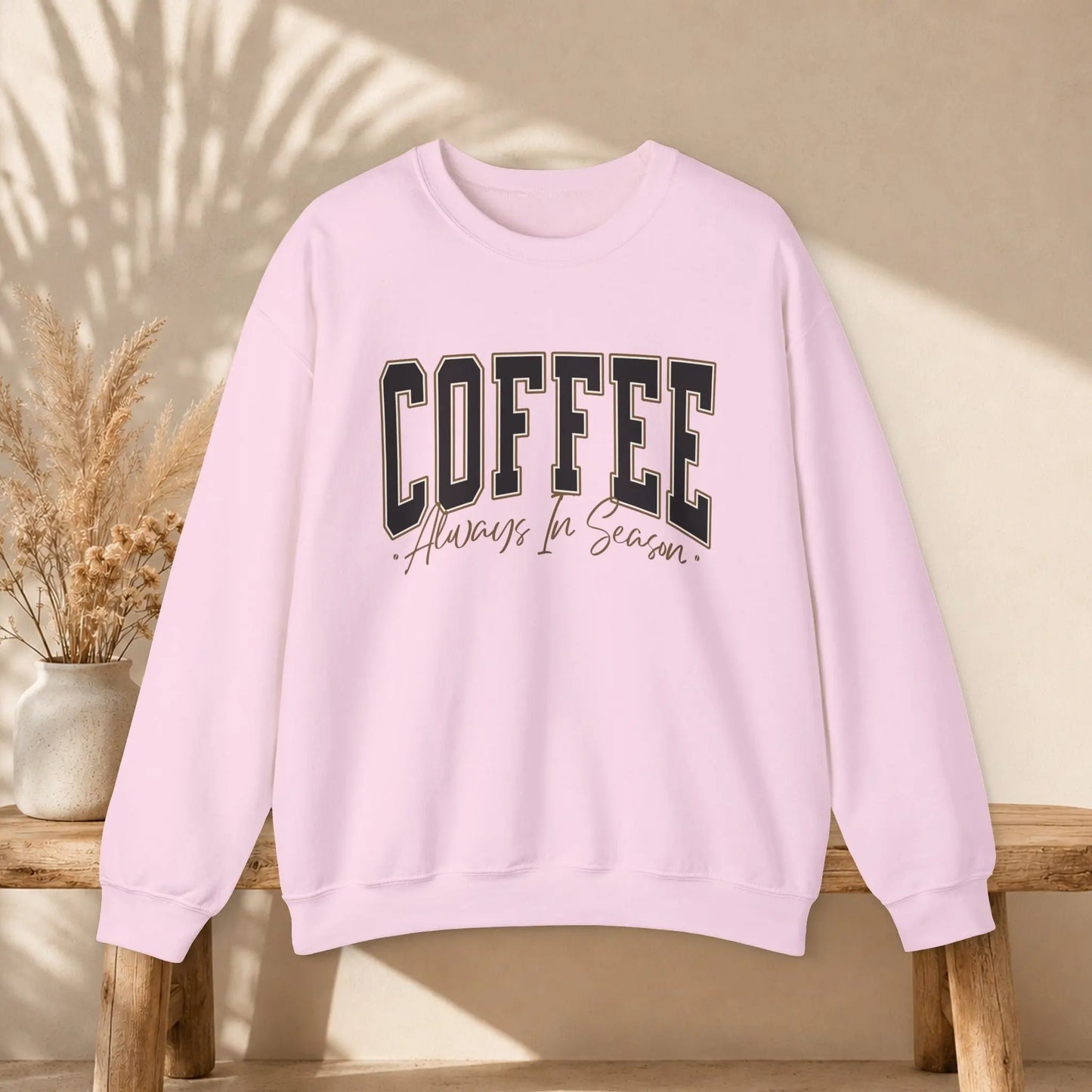 Coffee Always in Season Sweatshirt Printify