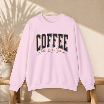 Coffee Always in Season Sweatshirt Printify