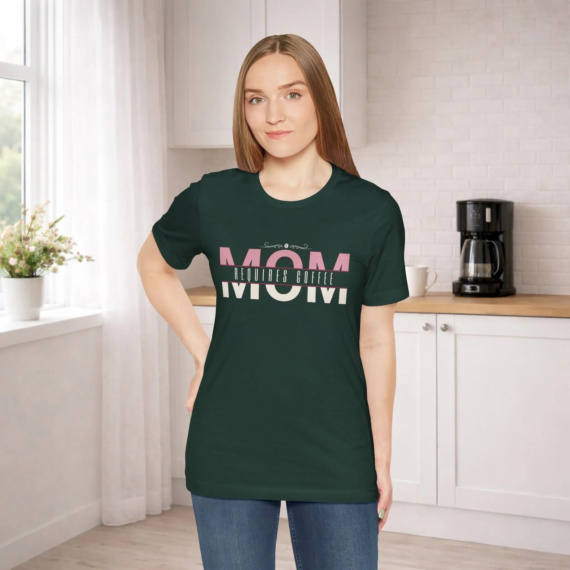 Mom Requires Coffee Tee - Boldly Bitter Company