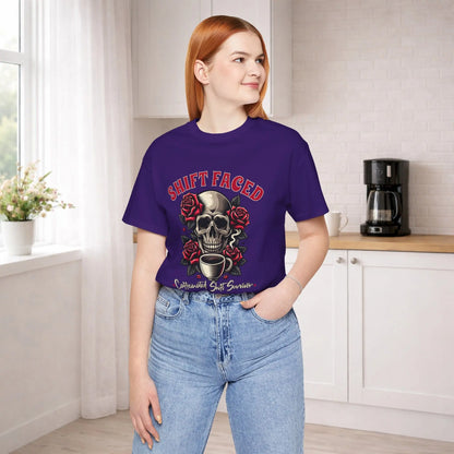 Shift Faced Rose Skull Tee - Boldly Bitter Company