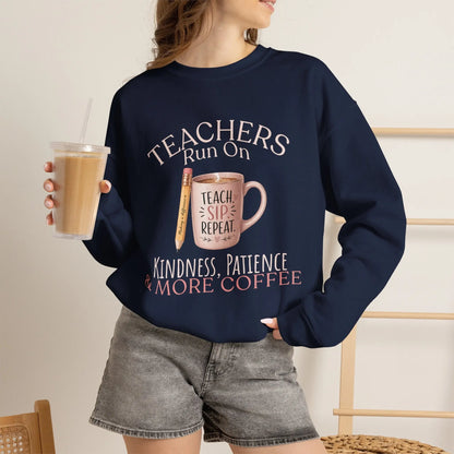 Teacher Coffee Sweatshirt Printify