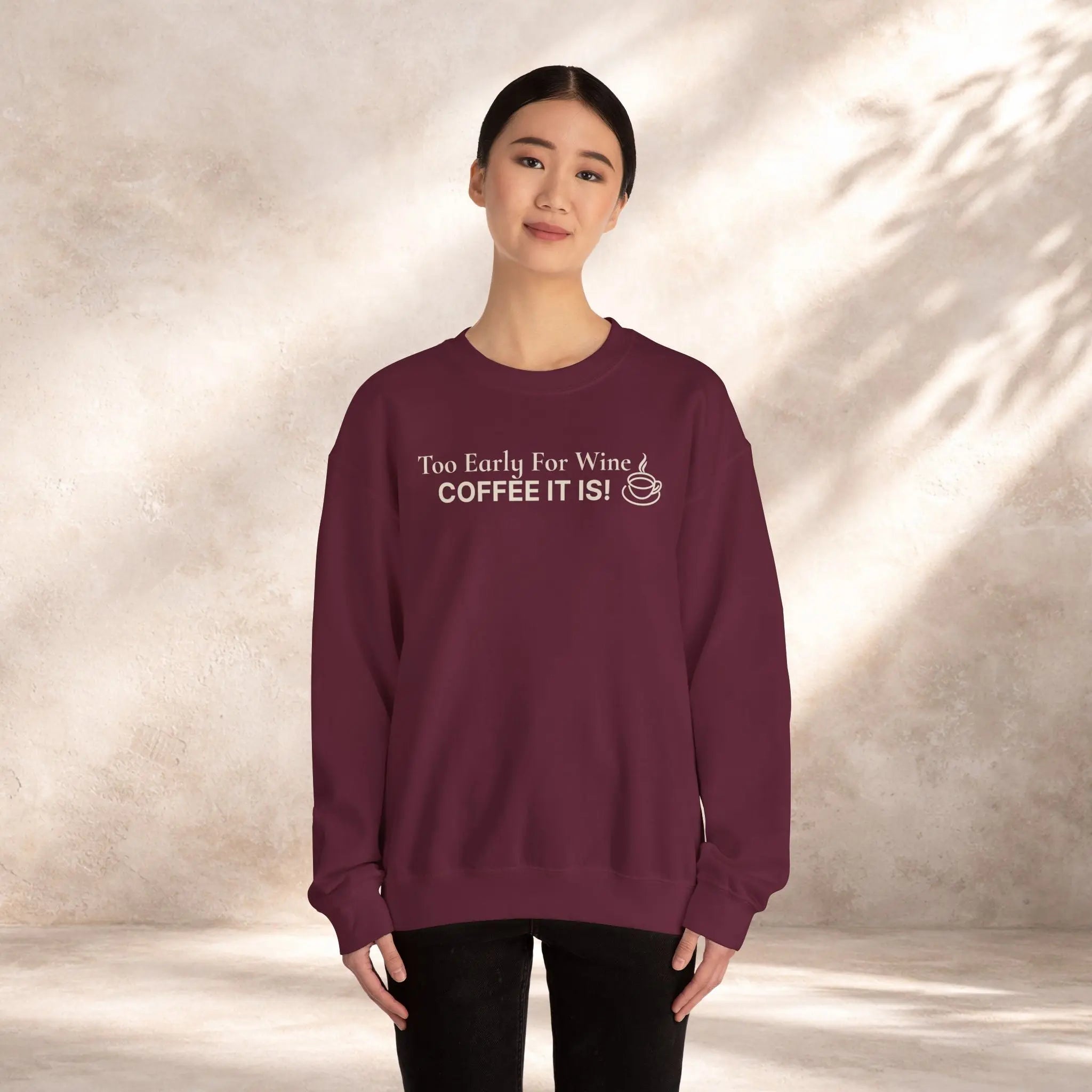 Coffee It Is Sweatshirt Printify