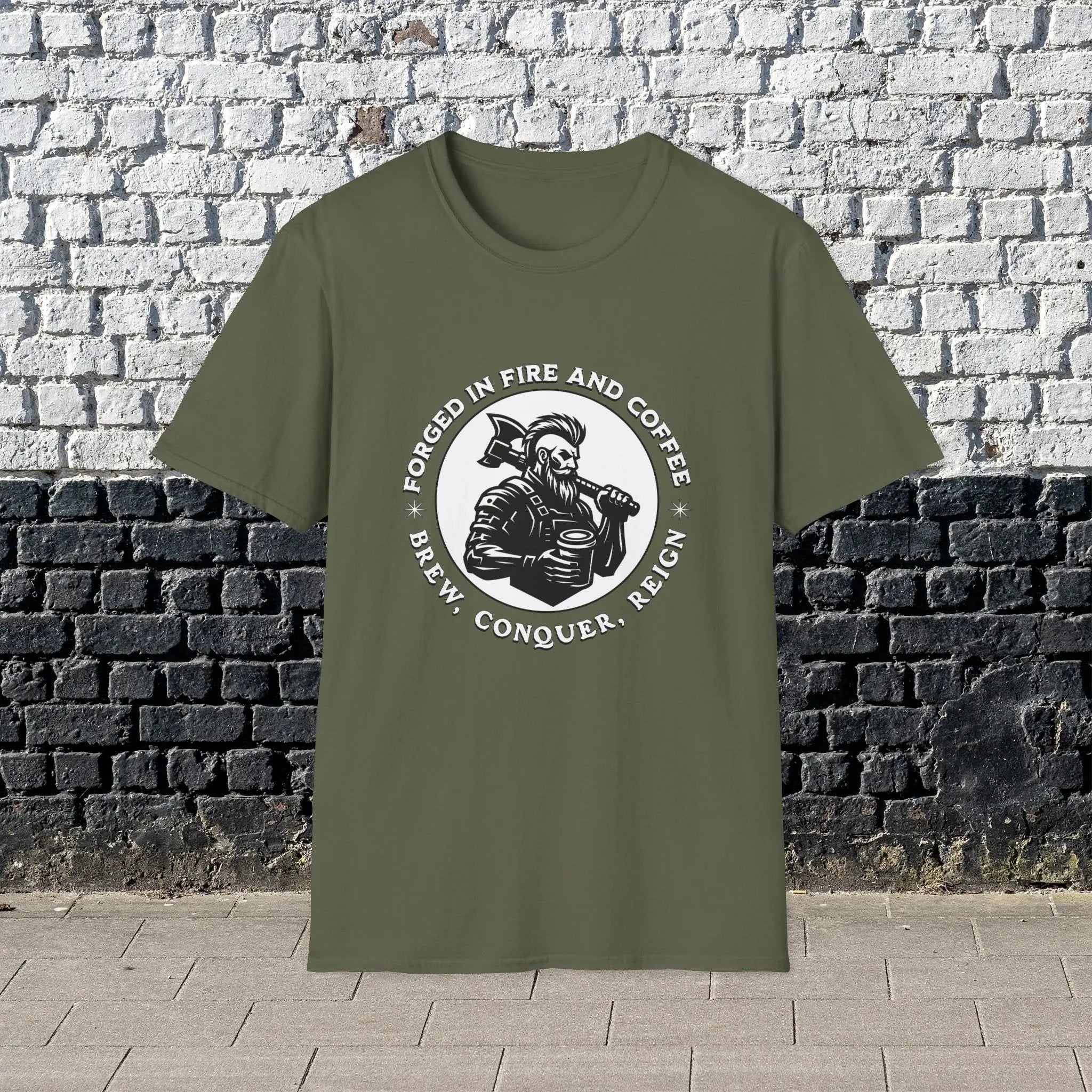 Forged in Fire Viking T-Shirt Printify