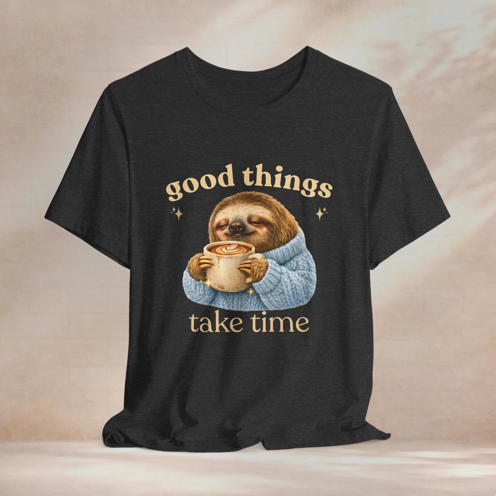 Good Things Take Time Sloth Tee - Boldly Bitter Company