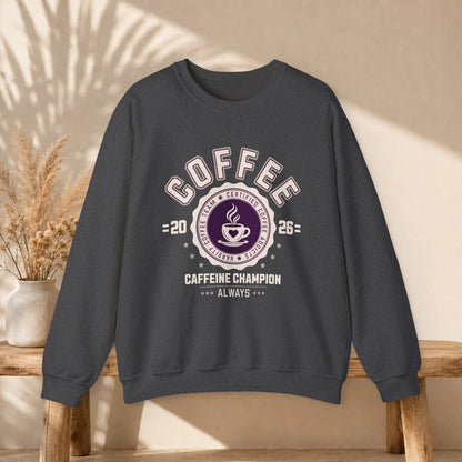 Varsity Coffee Sweatshirt Printify