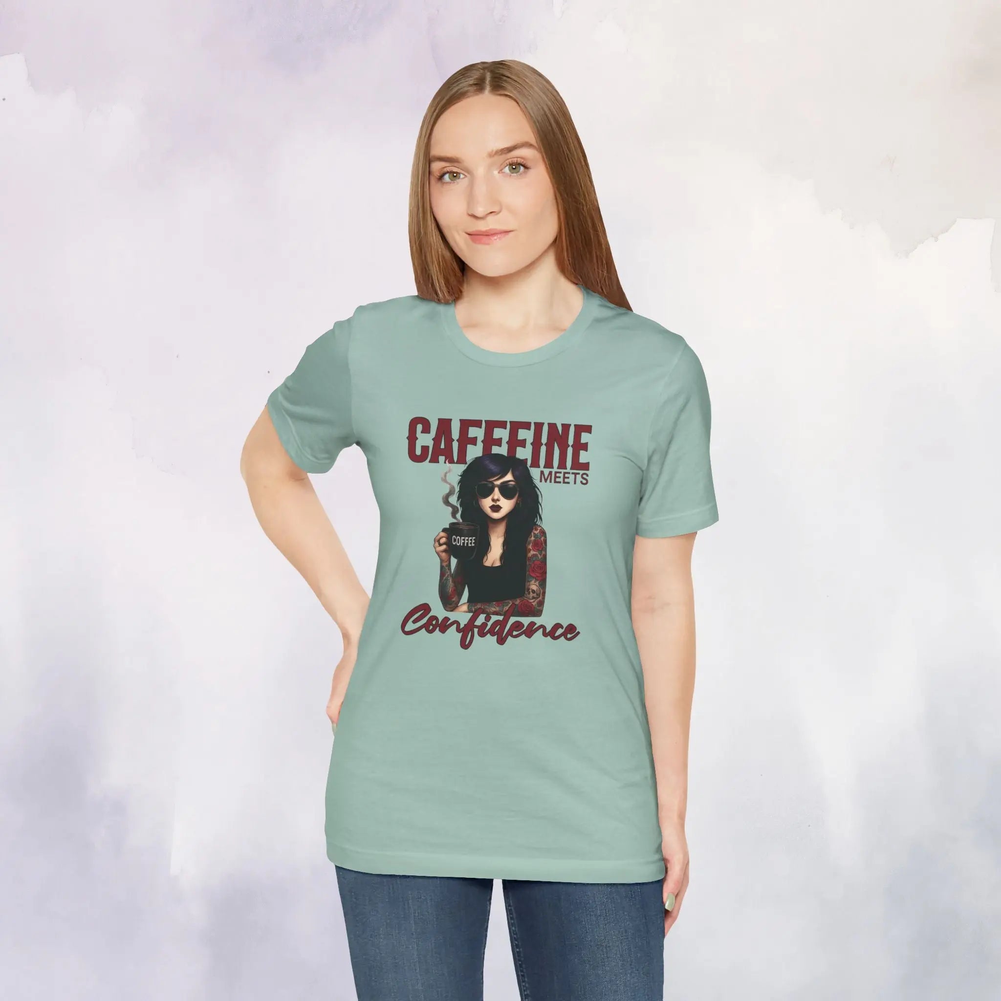 Caffeine Meets Confidence Tee Printify