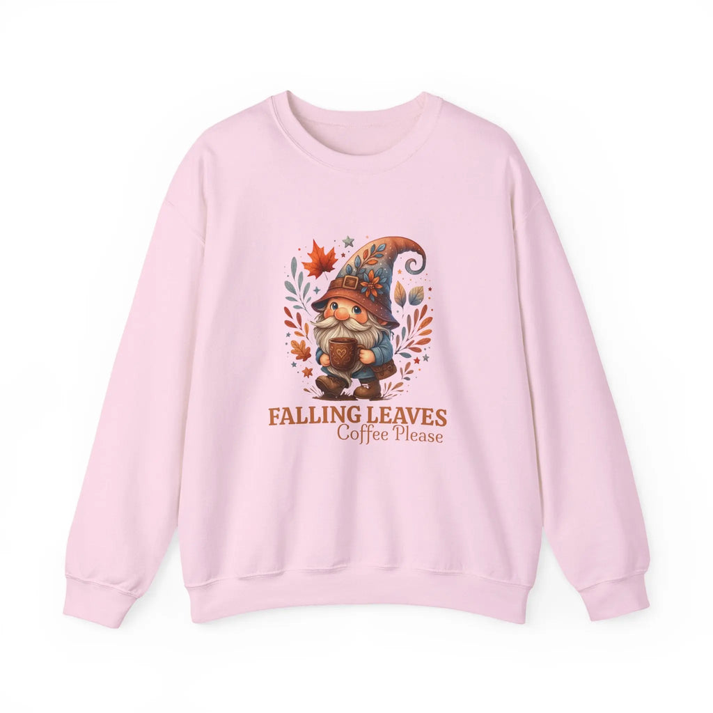 Falling Leaves Gnome Sweatshirt Printify