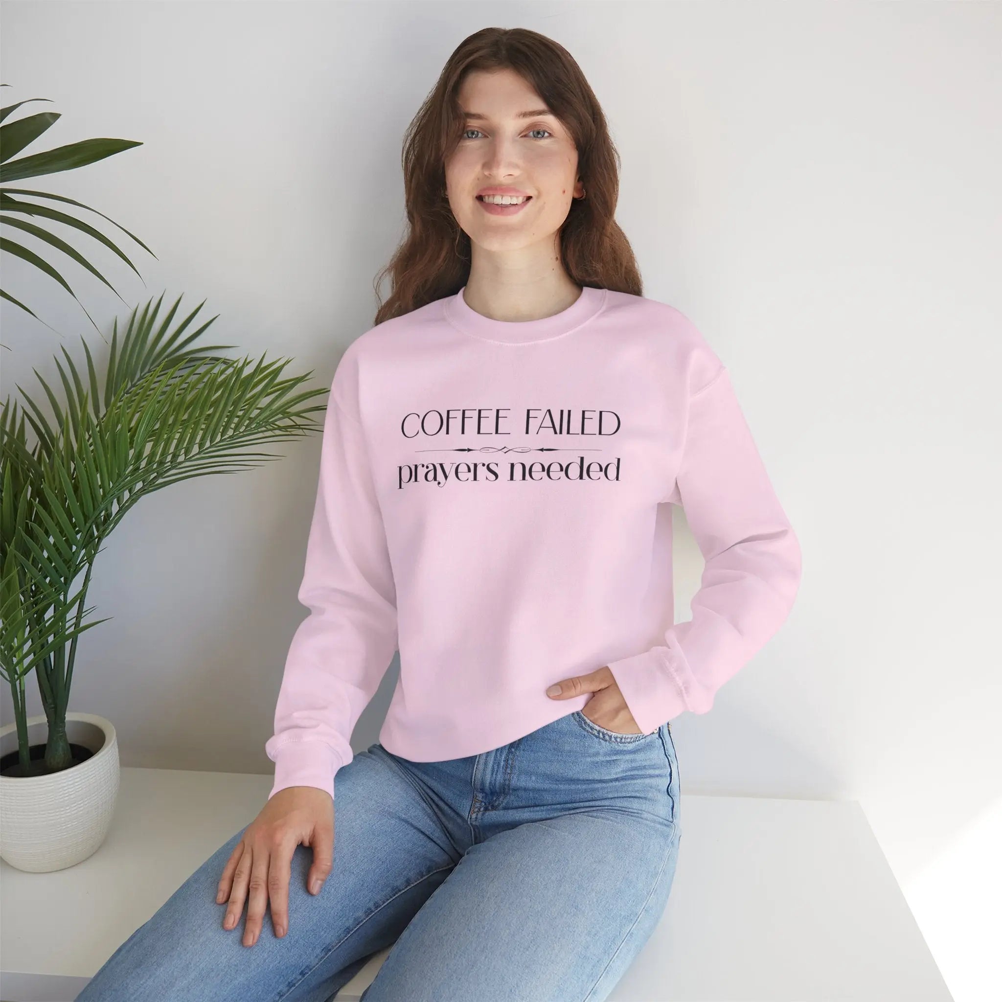 Coffee Failed Sweatshirt Printify