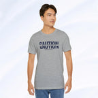 Caution Undercaffeinated Tee Printify