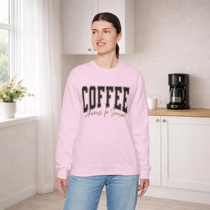 Coffee Always in Season Sweatshirt Printify