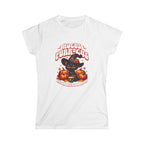 Hocus Purr-cuss Women's Tee - Cute kitten witch Halloween design Printify