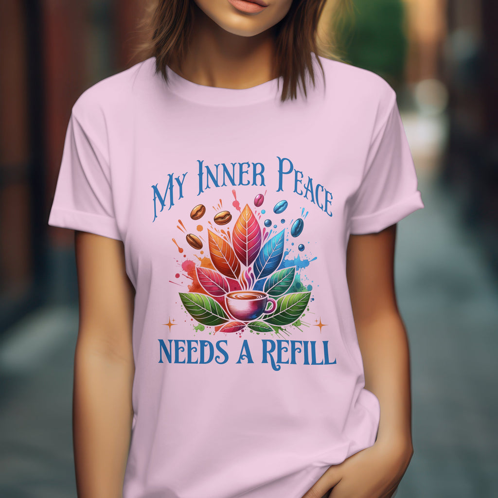 Inner Peace Coffee T-Shirt Printify