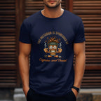Caffeine and Denial T-Shirt - Boldly Bitter Company