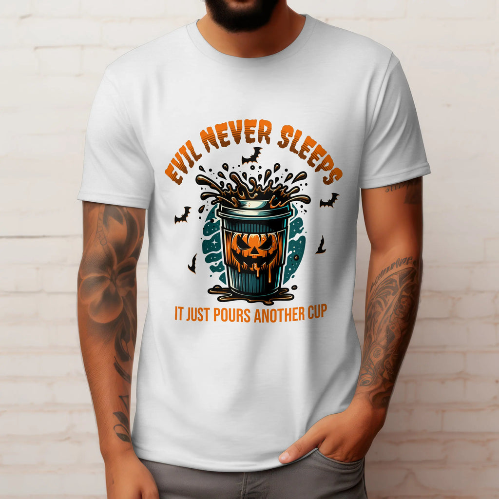 Evil Never Sleeps T-shirt Printify