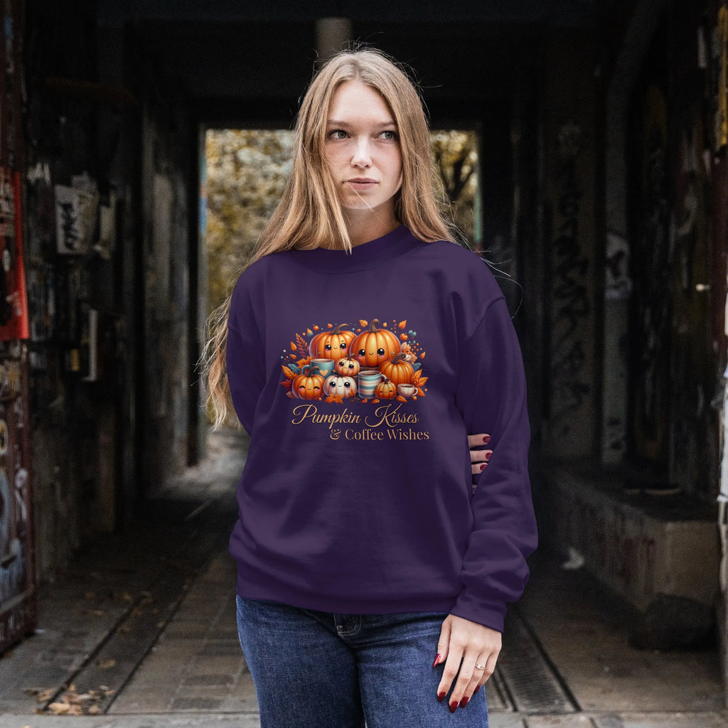 Pumpkin Kisses Sweatshirt Printify