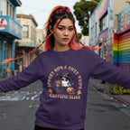Spooky Sips & Cozy Trips Sweatshirt Printify