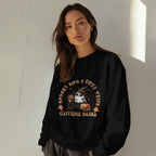 Spooky Sips & Cozy Trips Sweatshirt Printify