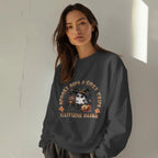 Spooky Sips & Cozy Trips Sweatshirt Printify
