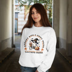 Spooky Sips & Cozy Trips Sweatshirt Printify