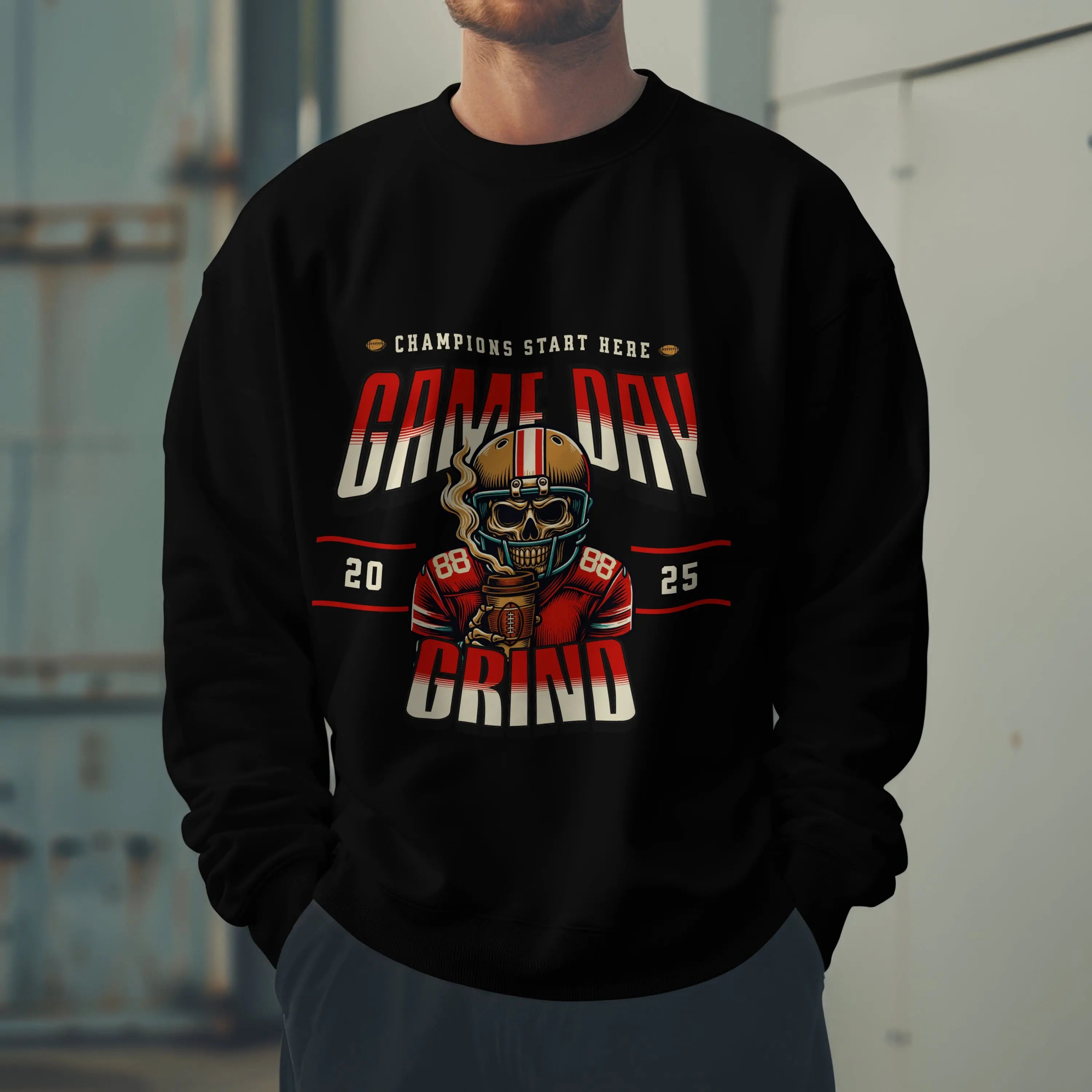 Game Day Grind Sweatshirt Printify