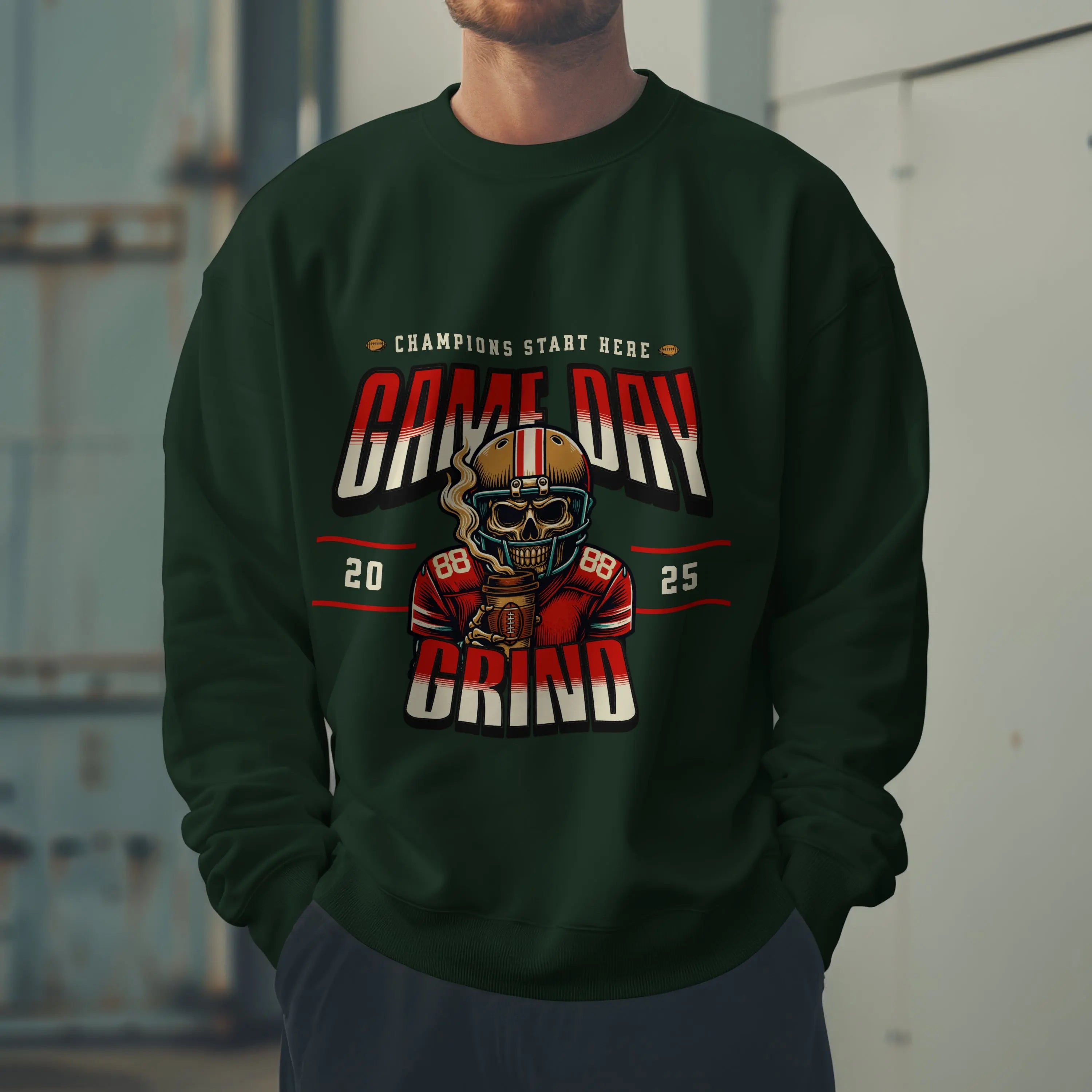 Game Day Grind Sweatshirt Printify
