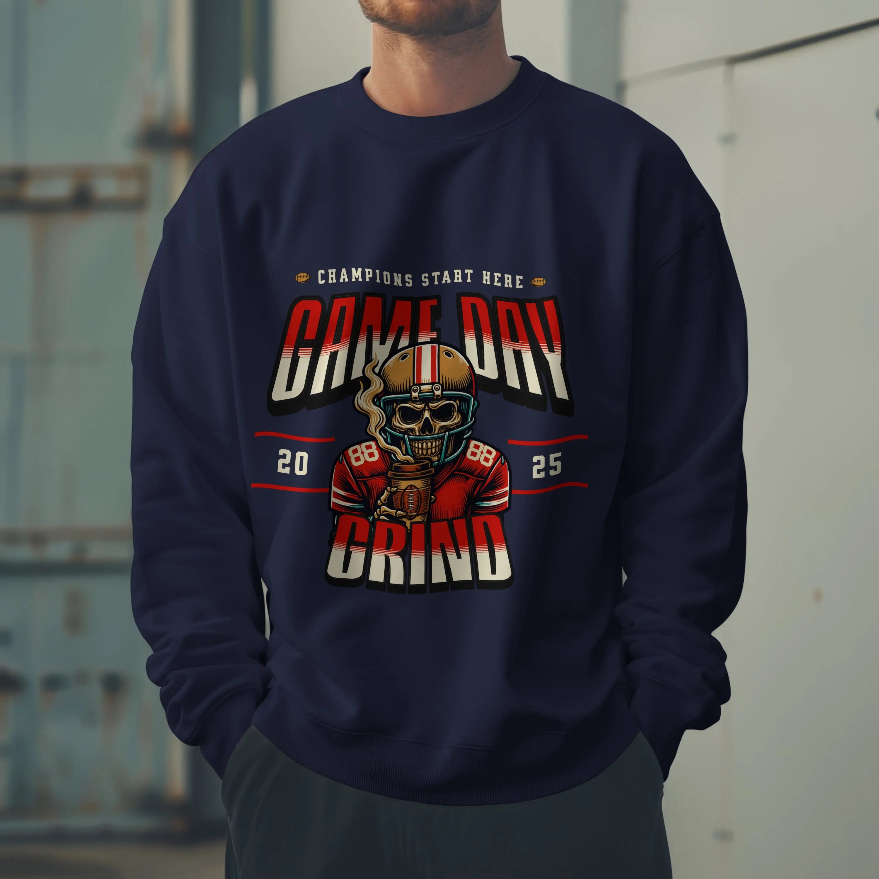 Game Day Grind Sweatshirt Printify