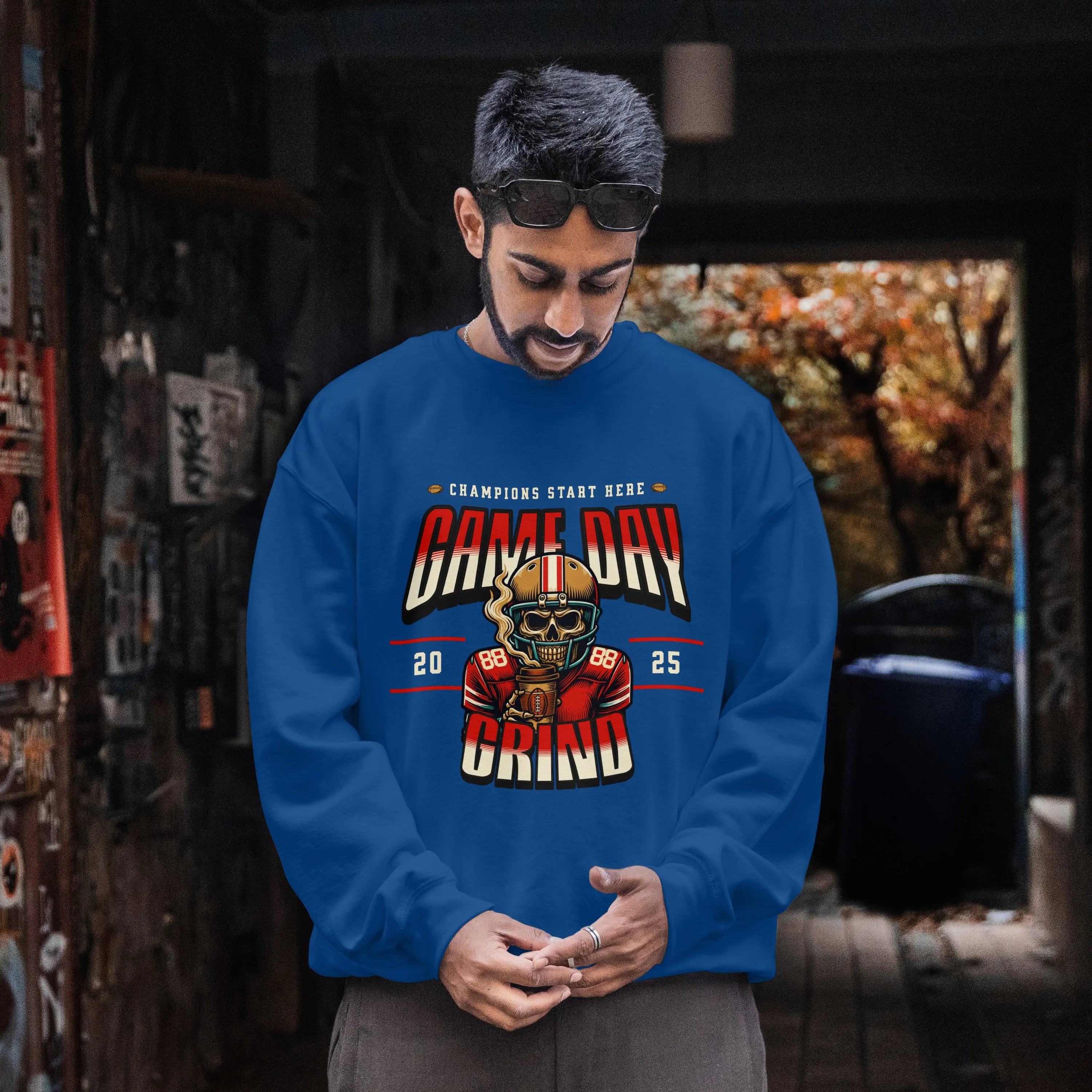 Game Day Grind Sweatshirt Printify