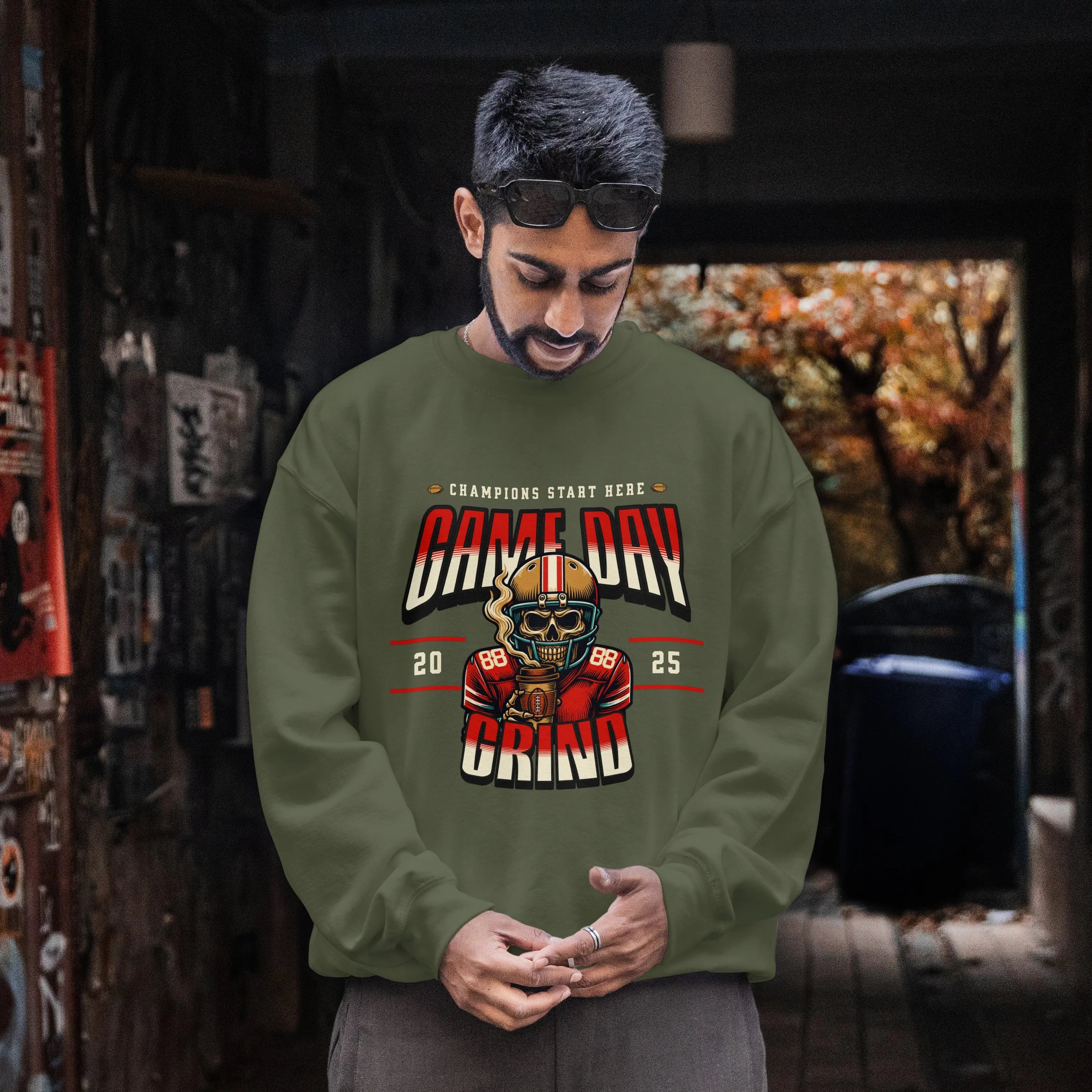Game Day Grind Sweatshirt Printify