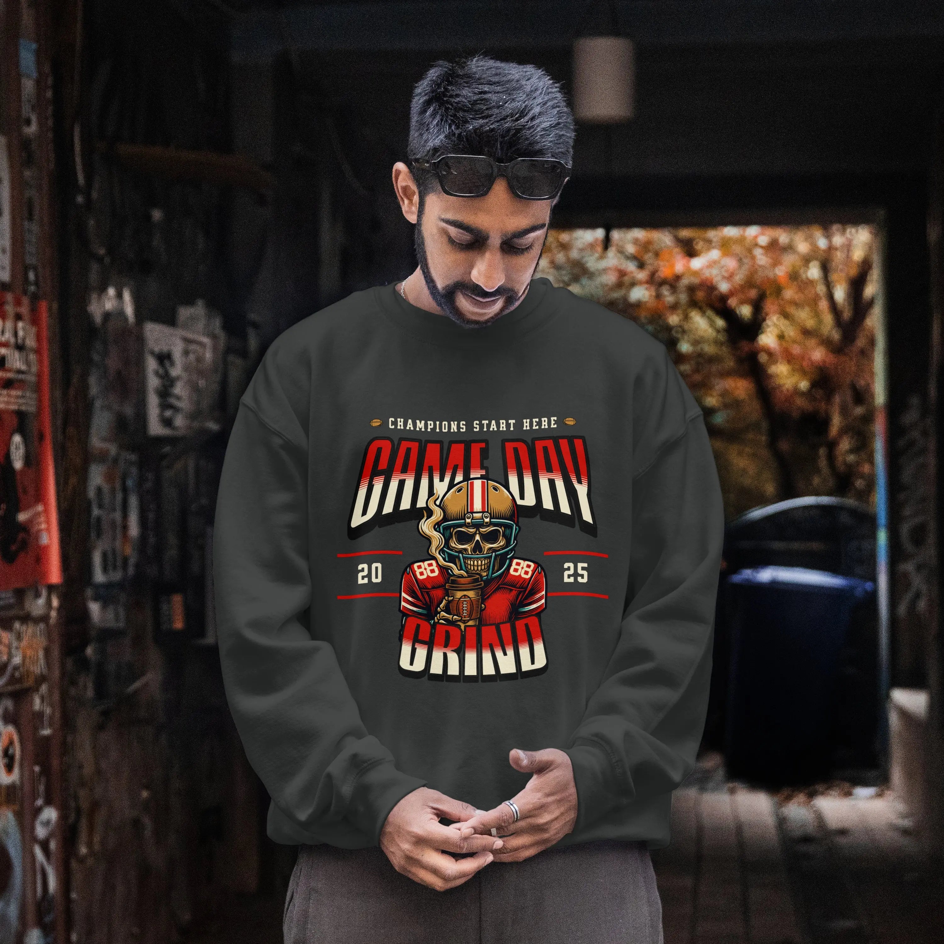 Game Day Grind Sweatshirt Printify