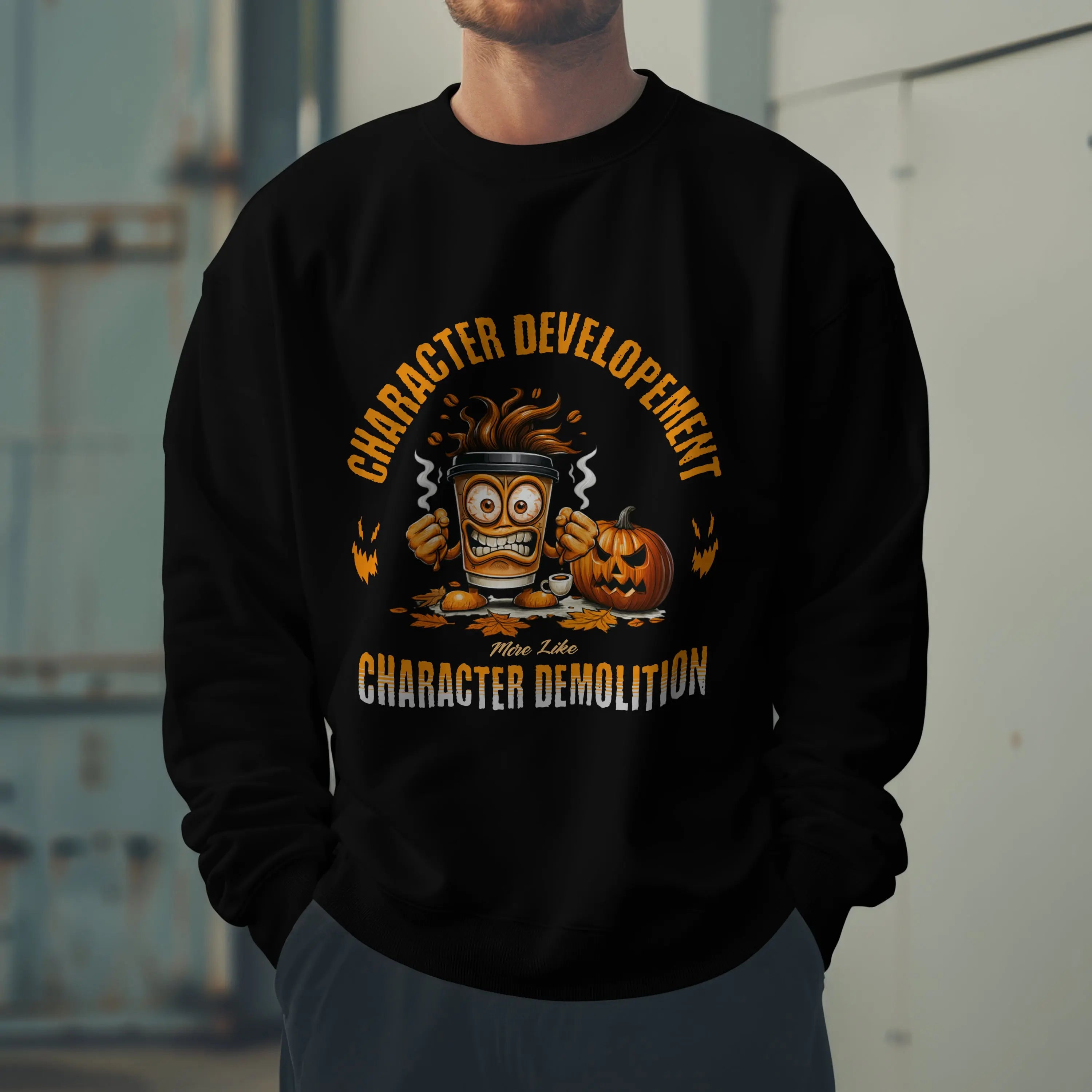 Character Demolition Sweatshirt Printify