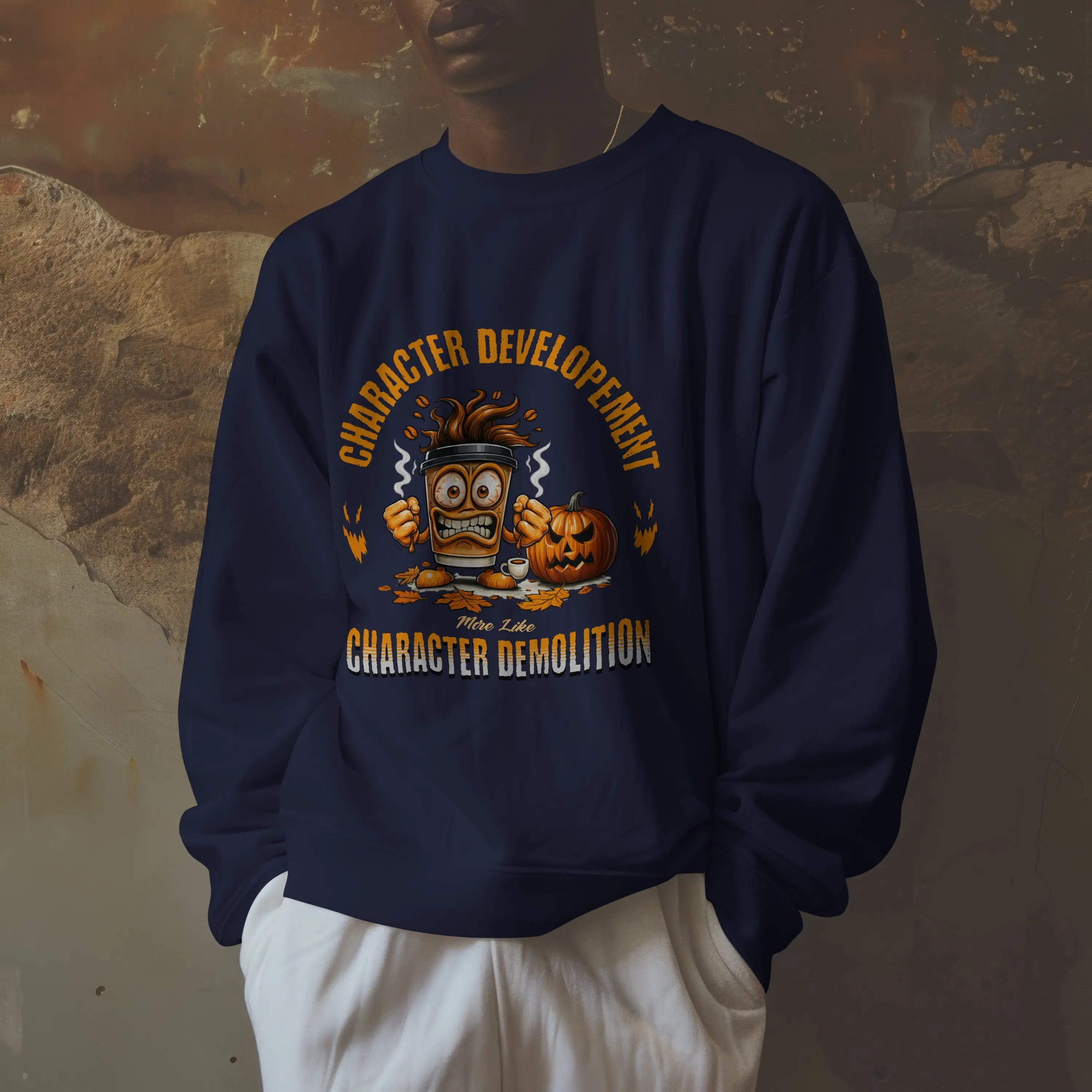 Character Demolition Sweatshirt Printify