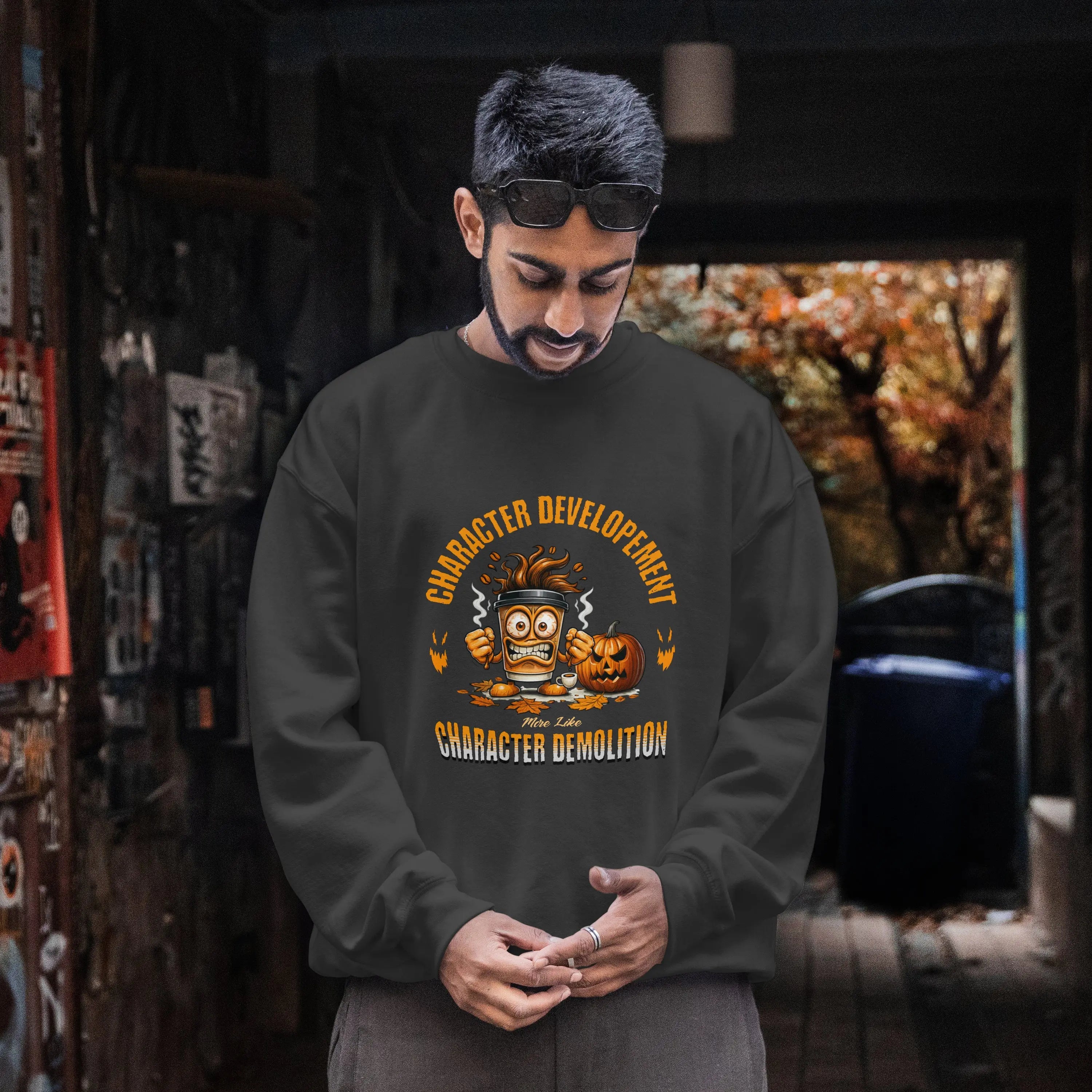 Character Demolition Sweatshirt Printify