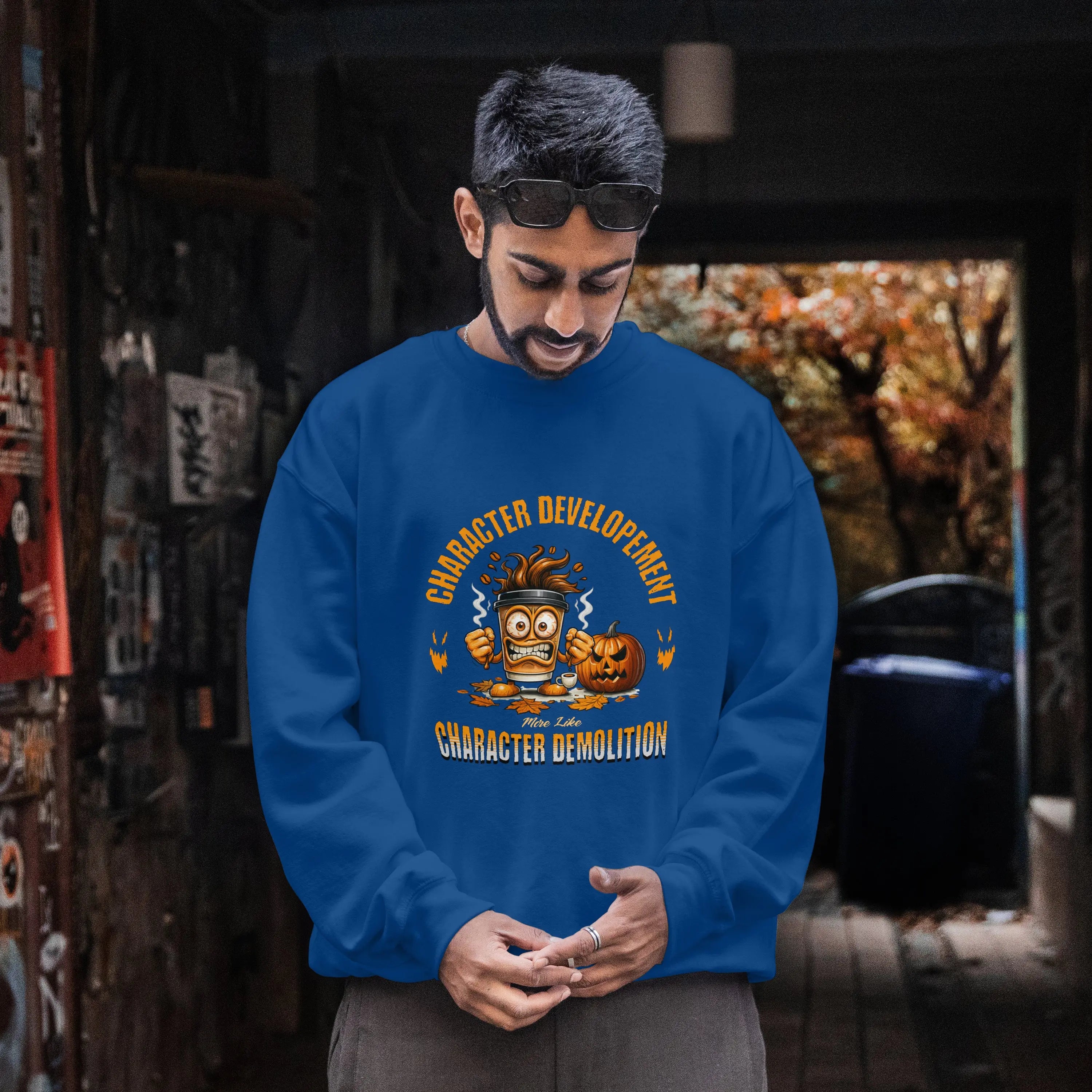 Character Demolition Sweatshirt Printify