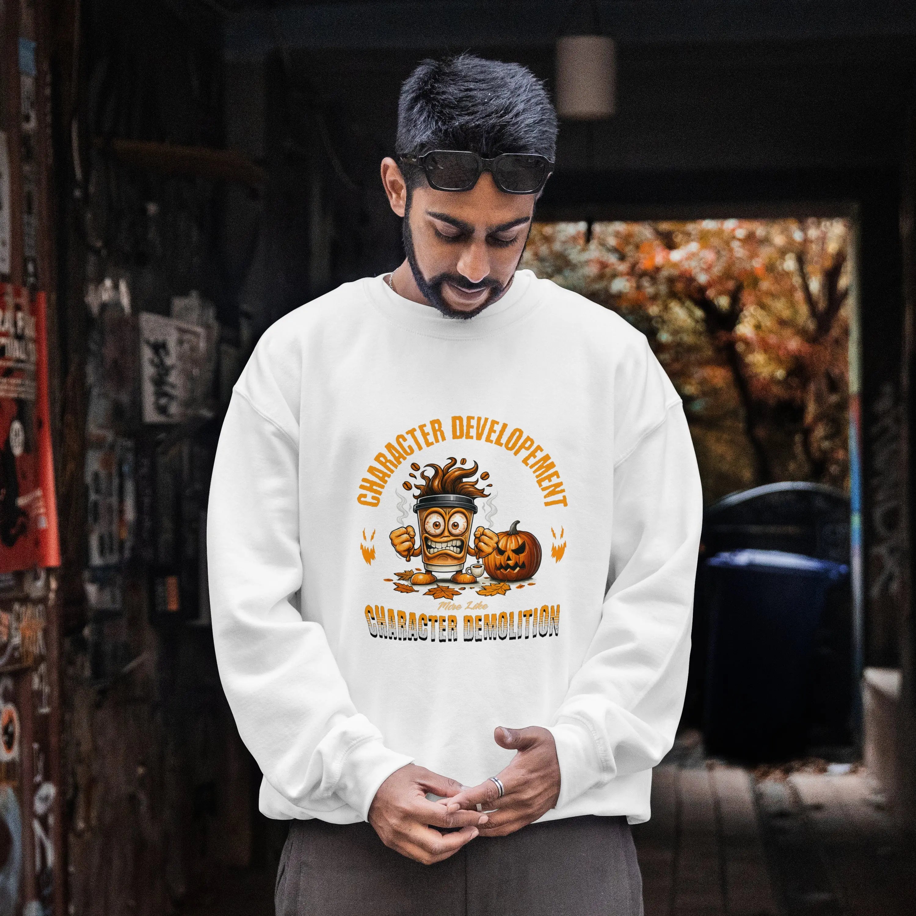Character Demolition Sweatshirt Printify