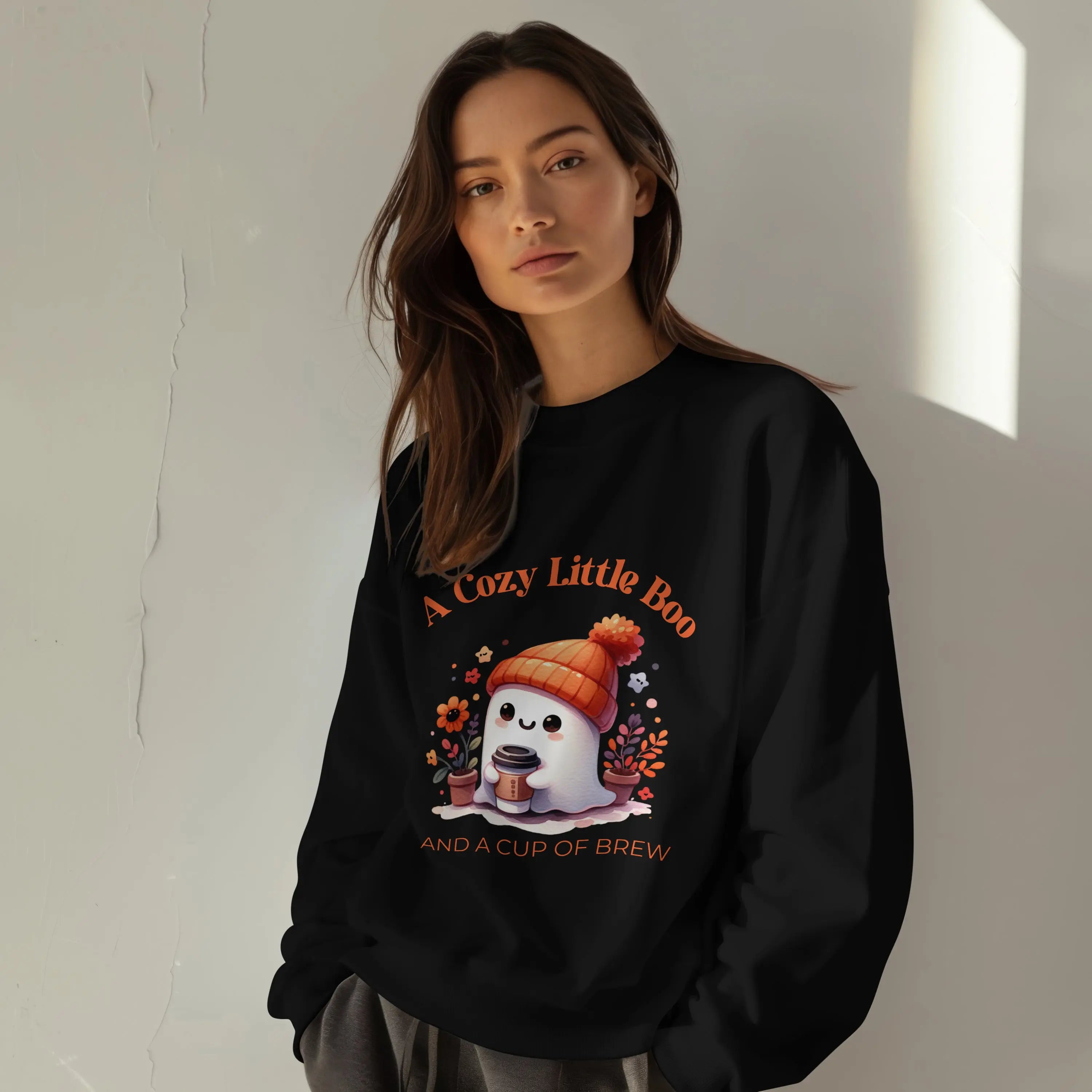 Cozy Little Boo Sweatshirt Printify