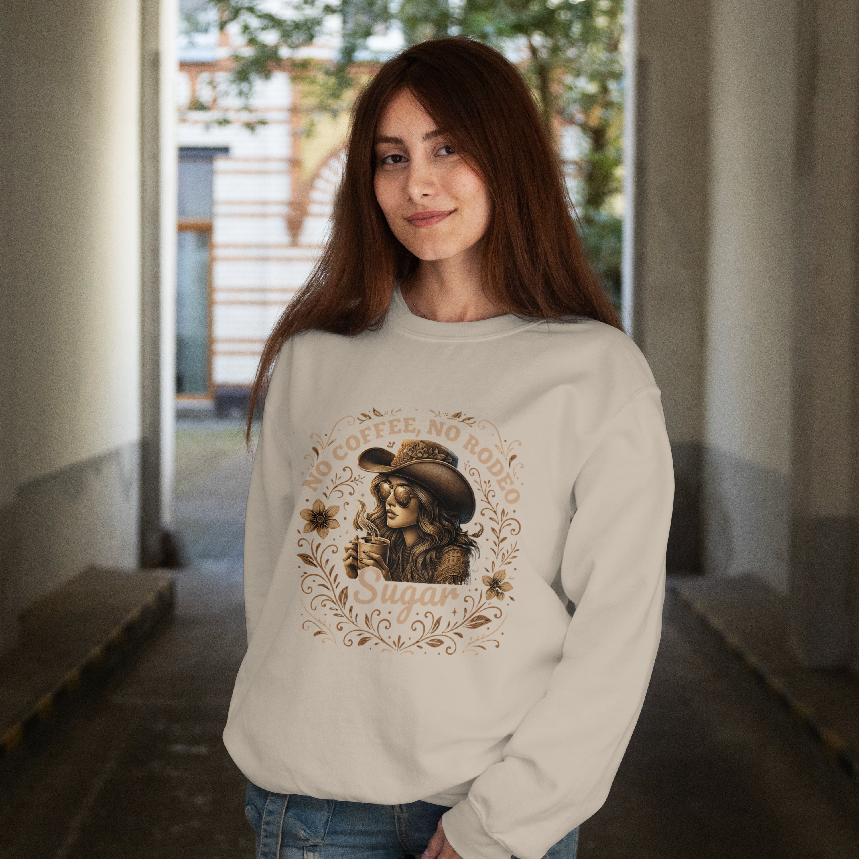 No Coffee, No Rodeo Sweatshirt Printify