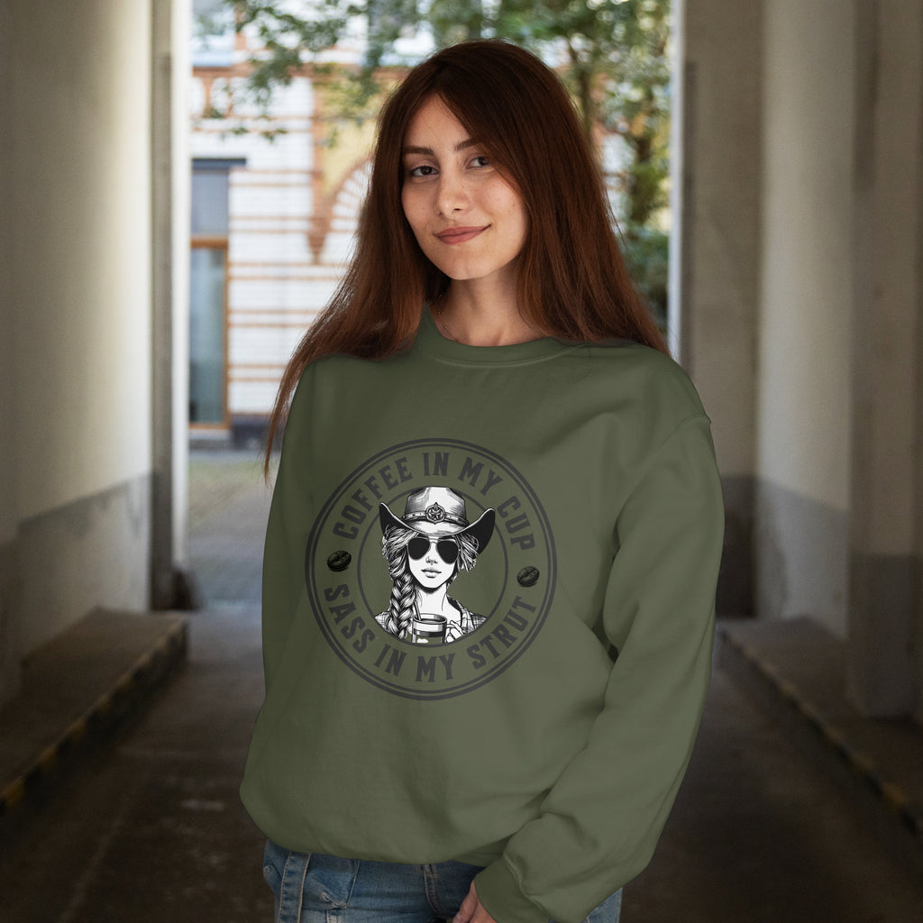 Sass In My Strut Sweatshirt Printify