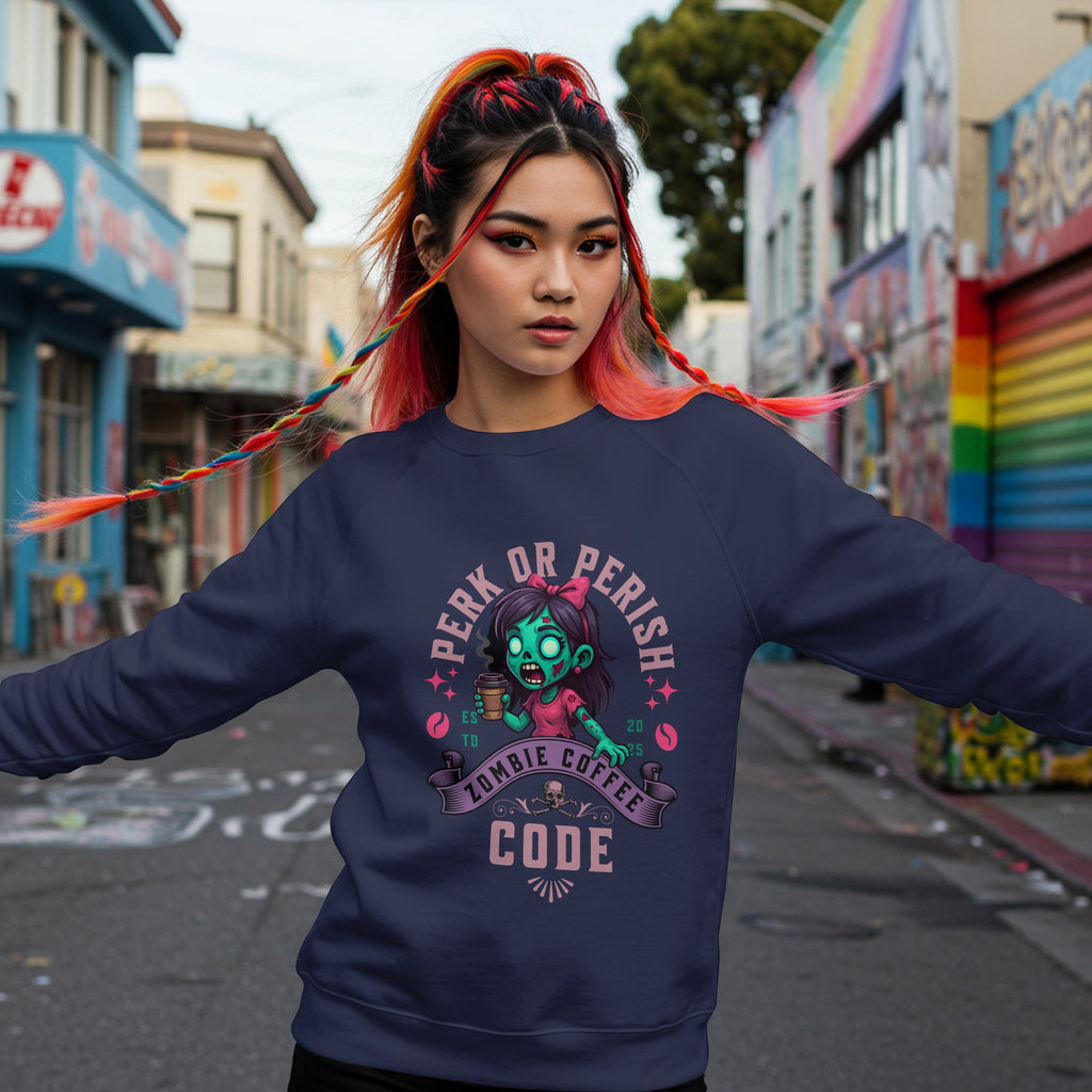 Perk or Perish Sweatshirt Printify