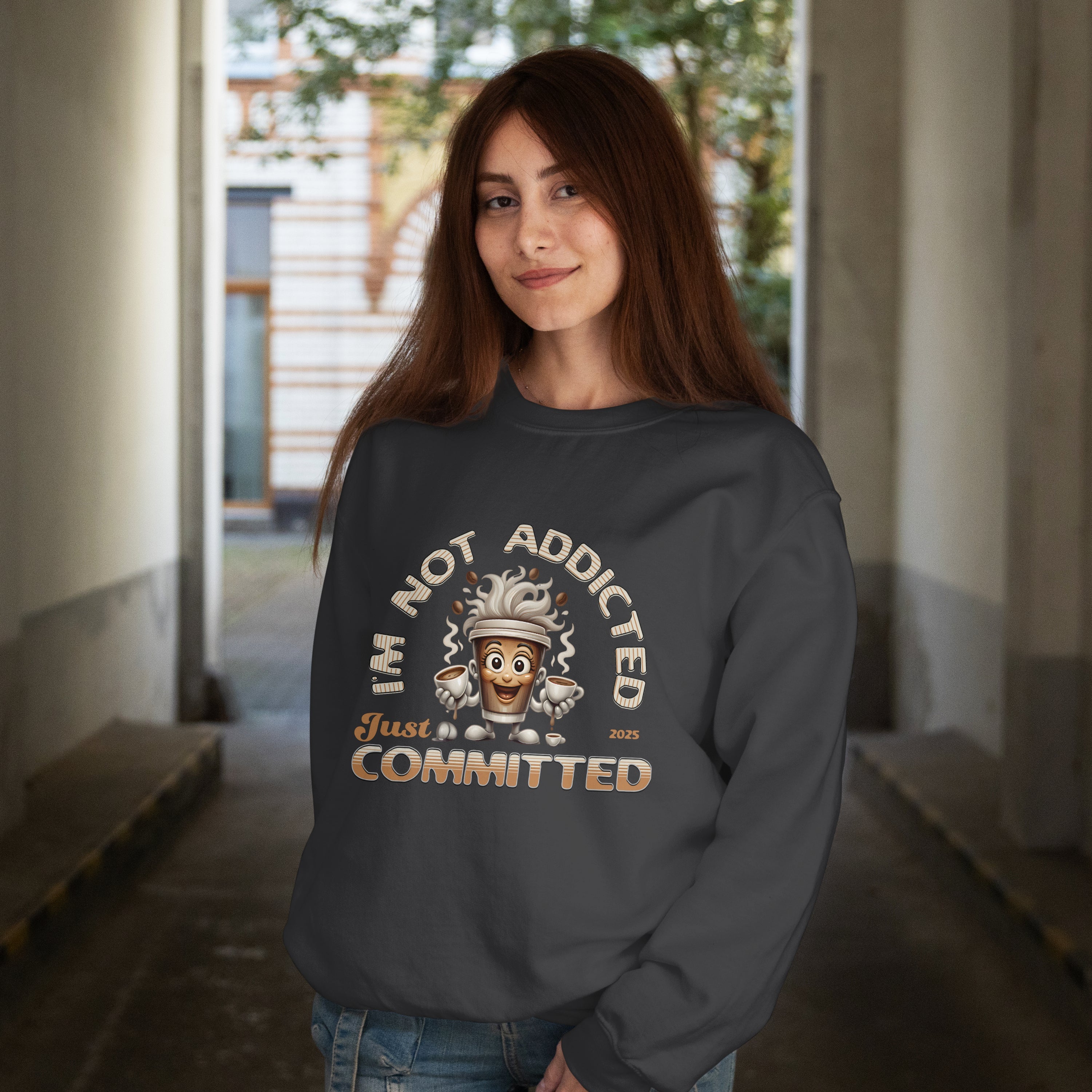 Just Committed Sweatshirt Printify