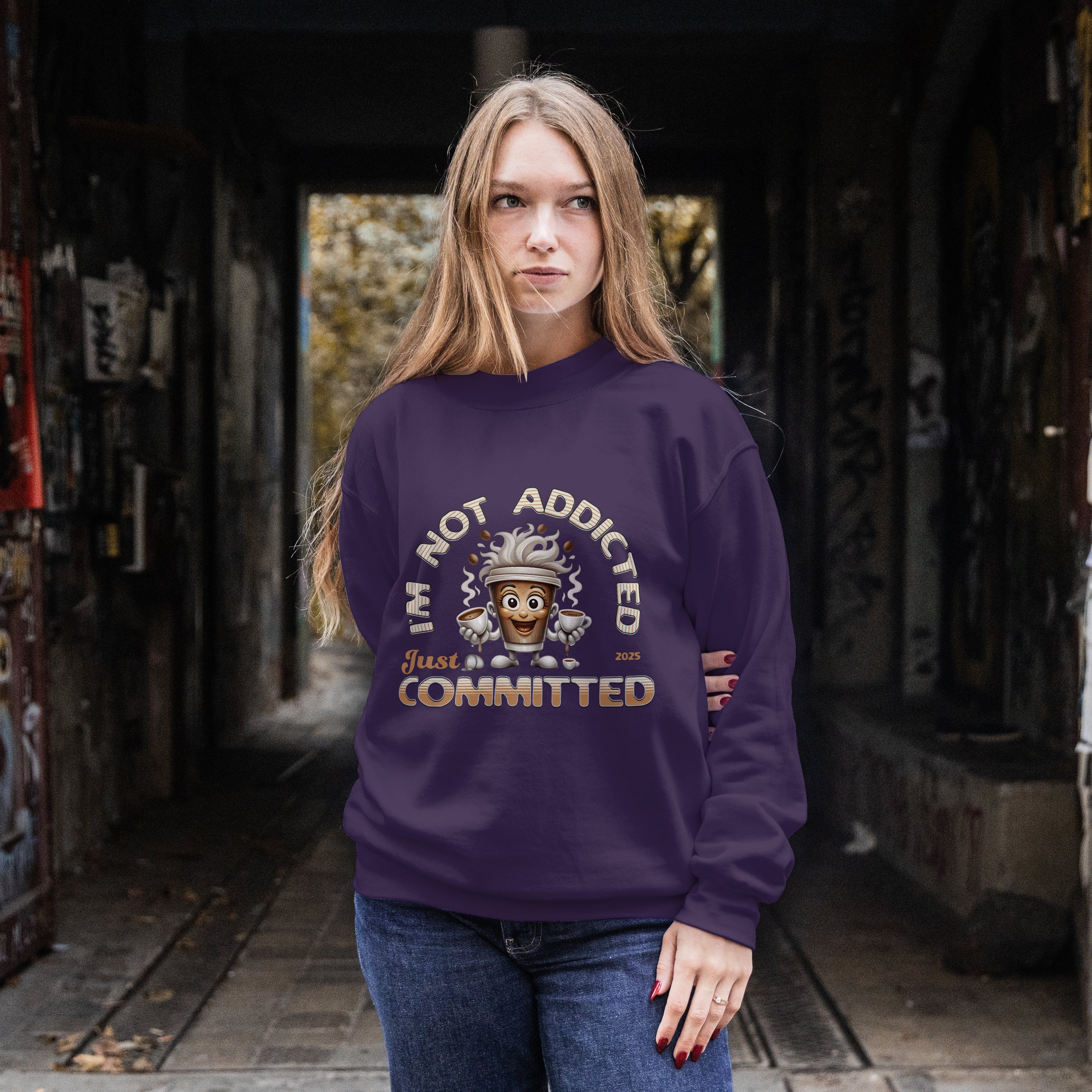 Just Committed Sweatshirt Printify